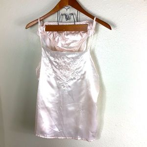 Cami pj set- Embroidered + a scalloped edge - Lily